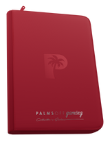 Collector's Series Top Loader Zip Binder - 9 Pocket -Red