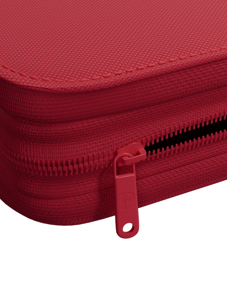 Collector's Series Top Loader Zip Binder - 9 Pocket -Red