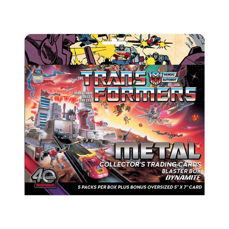 Transformers 40th Anniversary Metal Trading Cards Blaster Box