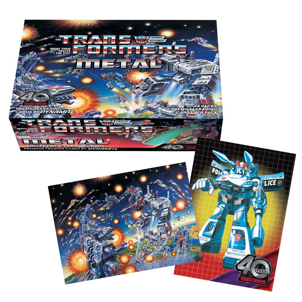 Transformers 40th Anniversary Metal Trading Cards Collector's Set Pack