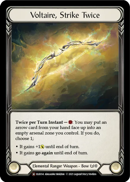 Voltaire, Strike Twice - Majestic - Tales of Aria Unlimited (Rainbow Foil)