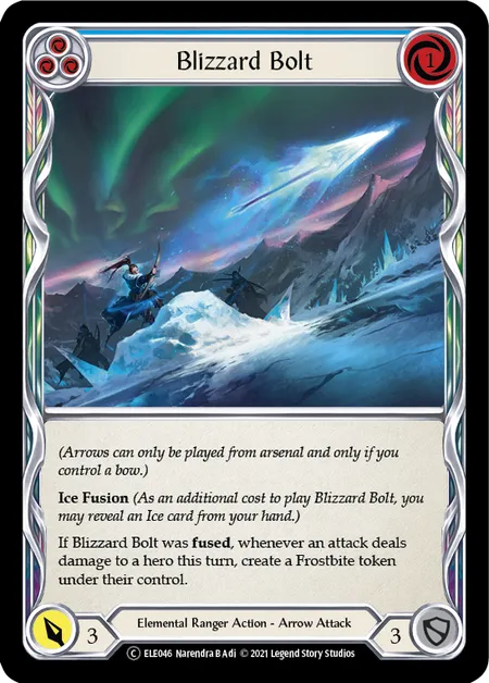 Blizzard Bolt - Blue - Tales of Aria Unlimited (Rainbow Foil)