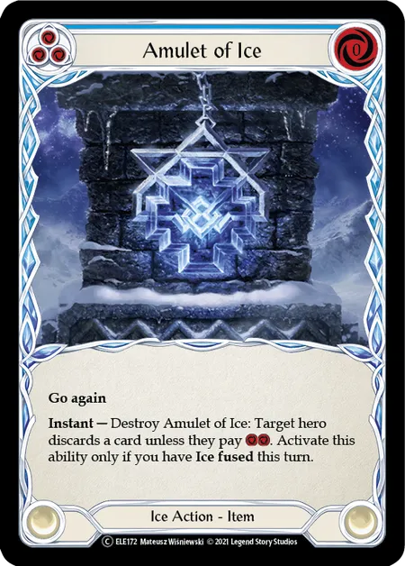 Amulet of Ice - Blue - Tales of Aria Unlimited