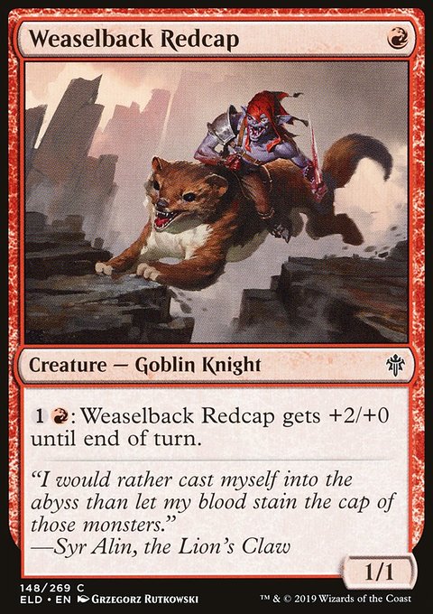 Weaselback Redcap - Throne of Eldraine