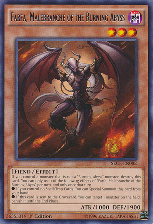 Farfa, Malebranche of the Burning Abyss [SECE-EN082] Rare