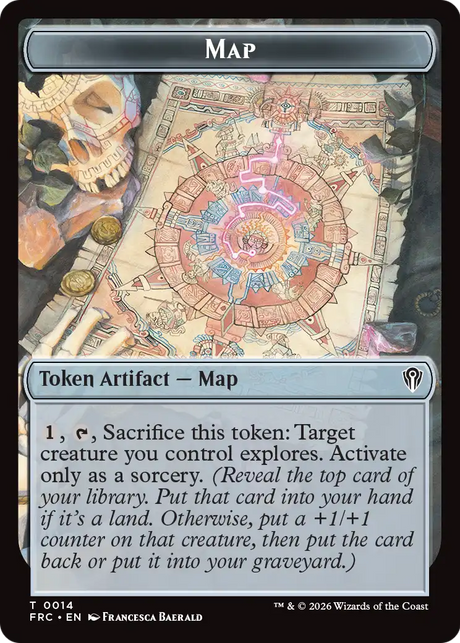 Cadet // Map Double-Sided Token [Reality Fracture Commander Tokens]