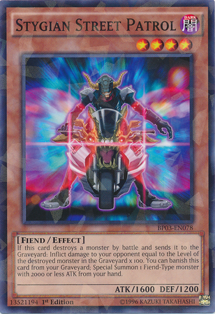 Stygian Street Patrol [BP03-EN078] Shatterfoil Rare