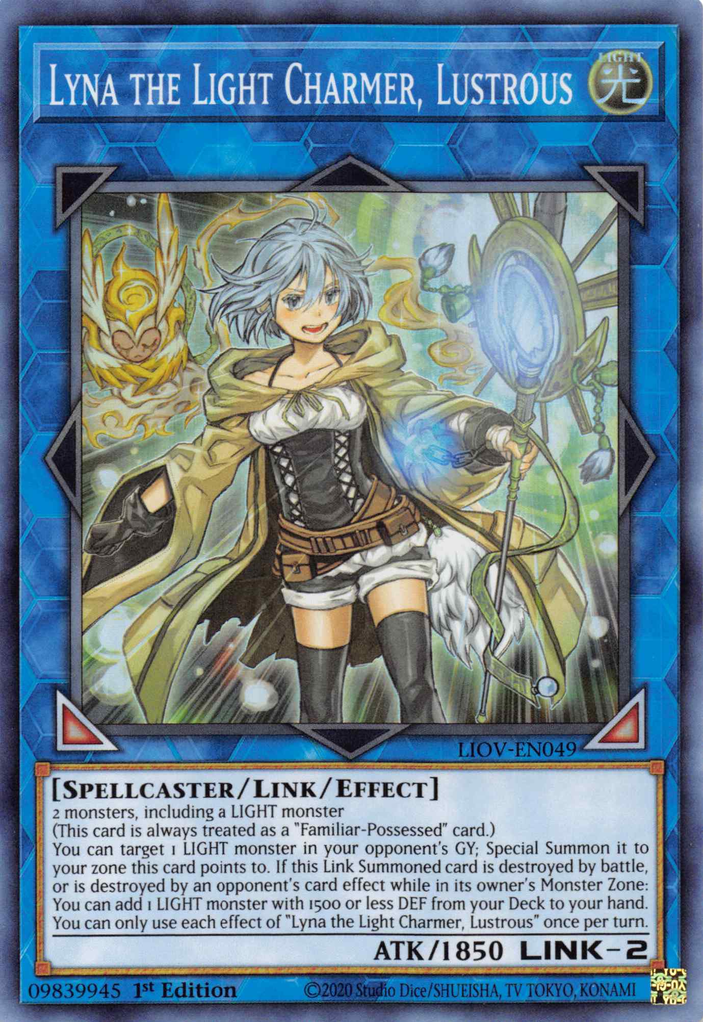 Lyna the Light Charmer, Lustrous [LIOV-EN049] Starlight Rare