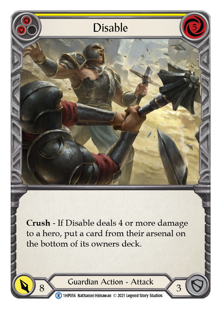 Disable (Yellow) [1HP056] (History Pack 1)