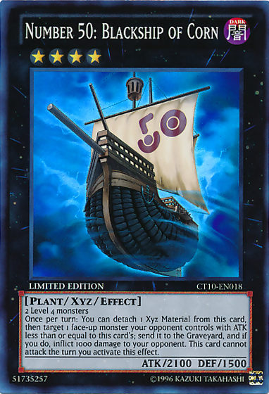 Number 50: Blackship of Corn [CT10-EN018] Super Rare