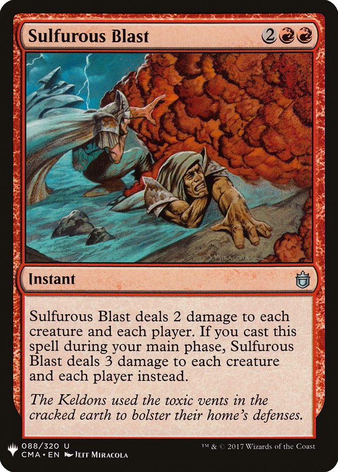 Sulfurous Blast - Mystery Booster