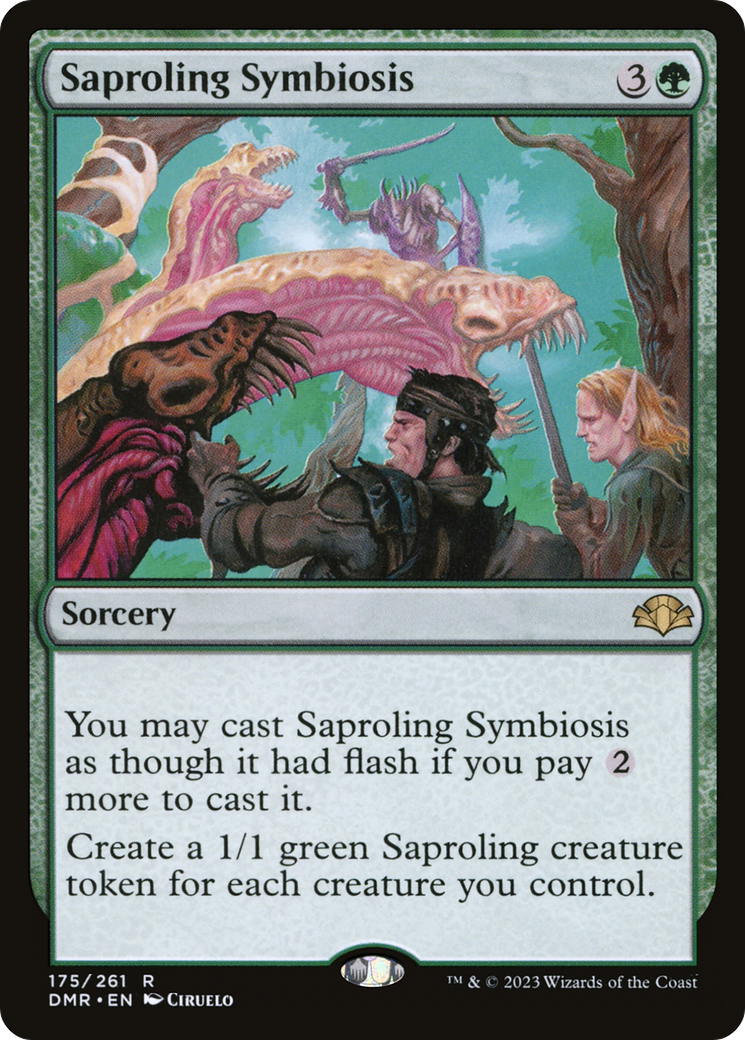 Saproling Symbiosis [Dominaria Remastered]