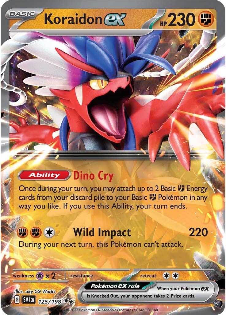 Koraidon ex (125/198) (Jumbo Card) [Scarlet & Violet: Base Set]