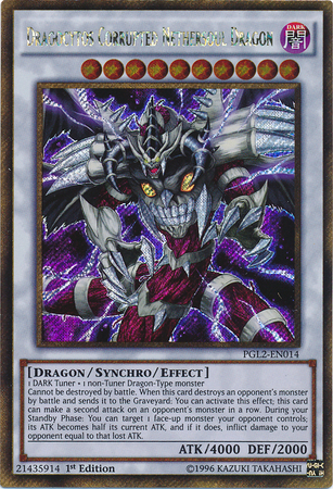 Dragocytos Corrupted Nethersoul Dragon [PGL2-EN014] Gold Secret Rare