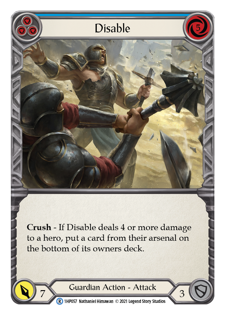 Disable (Blue) [1HP057] (History Pack 1)