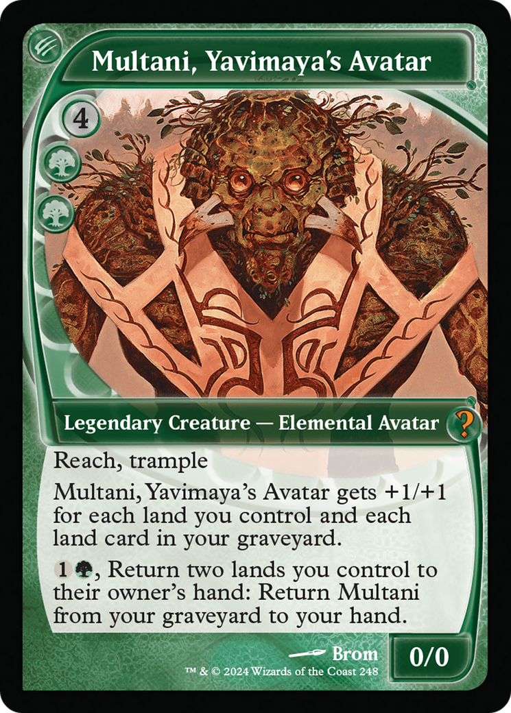 Multani, Yavimaya's Avatar (Future Sight) [Mystery Booster 2]