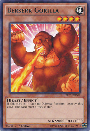 Berserk Gorilla [BP03-EN008] Rare