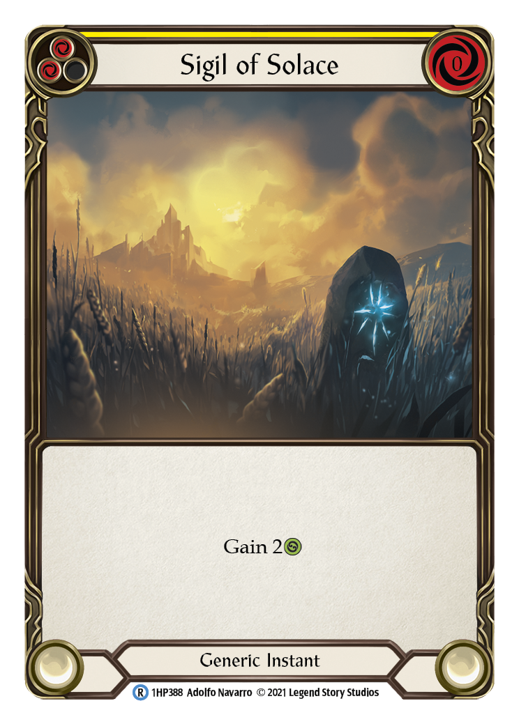 Sigil of Solace (Yellow) [1HP388] (History Pack 1)