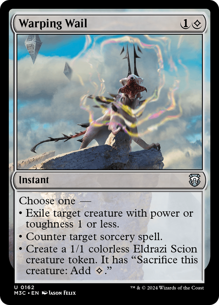 Warping Wail (Ripple Foil) [Modern Horizons 3 Commander]