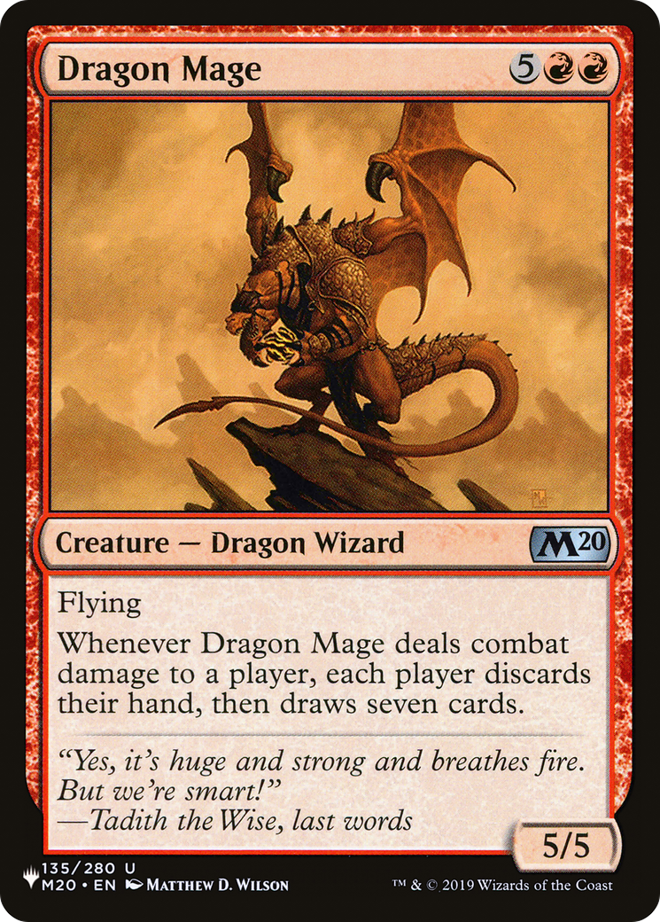 Dragon Mage [The List Reprints]