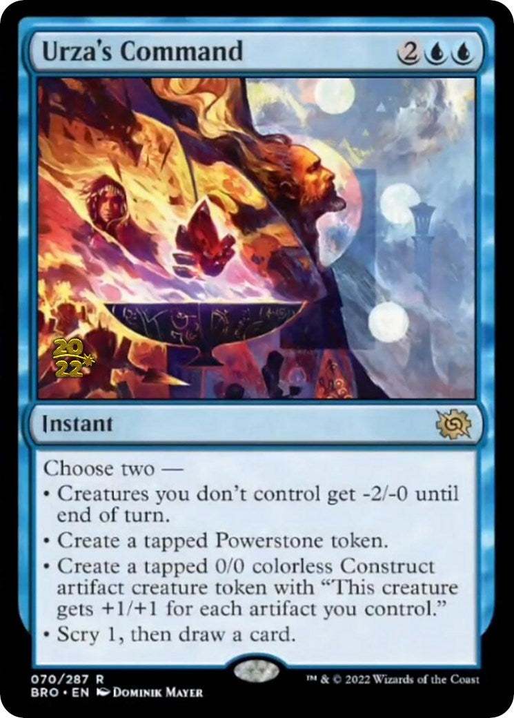 Urza's Command [The Brothers' War Prerelease Promos]