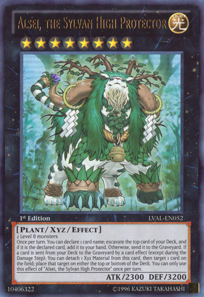 Alsei, the Sylvan High Protector [LVAL-EN052] Ultra Rare