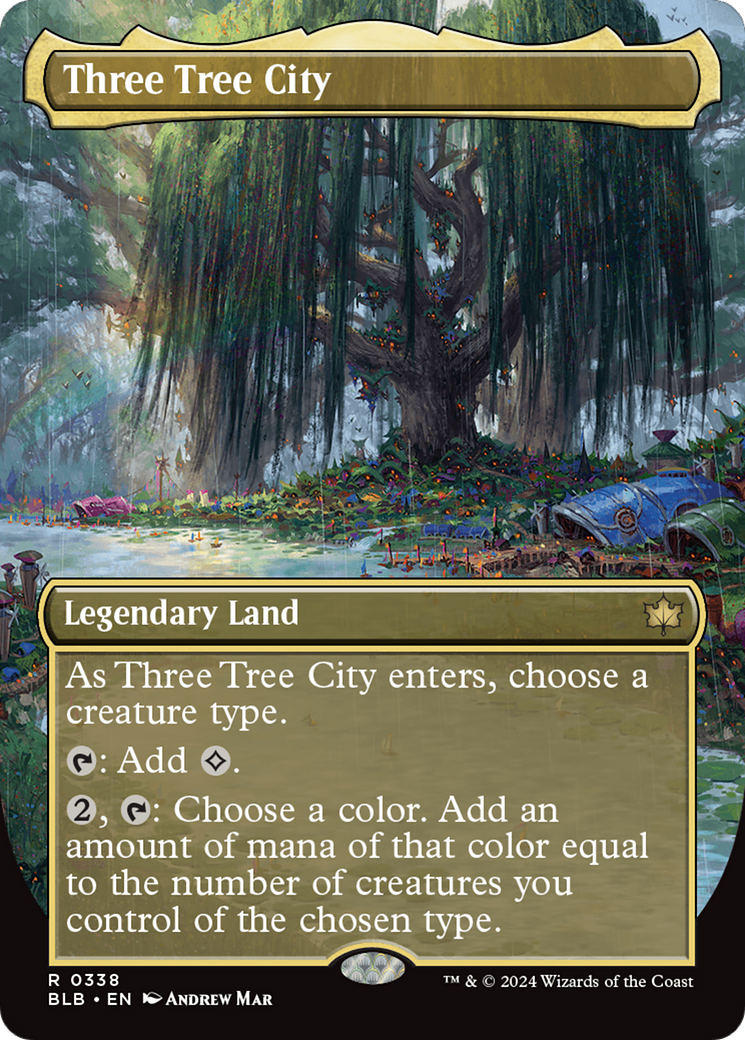 Three Tree City (Borderless) (0338) [Bloomburrow]