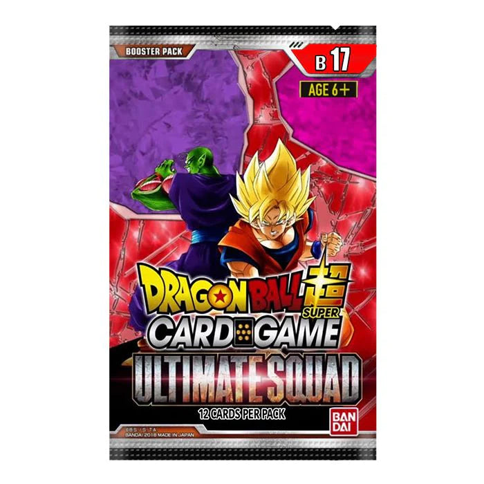 Dragon Ball Super Card Game Series Boost Ultimate Squad UW8 Booster Display