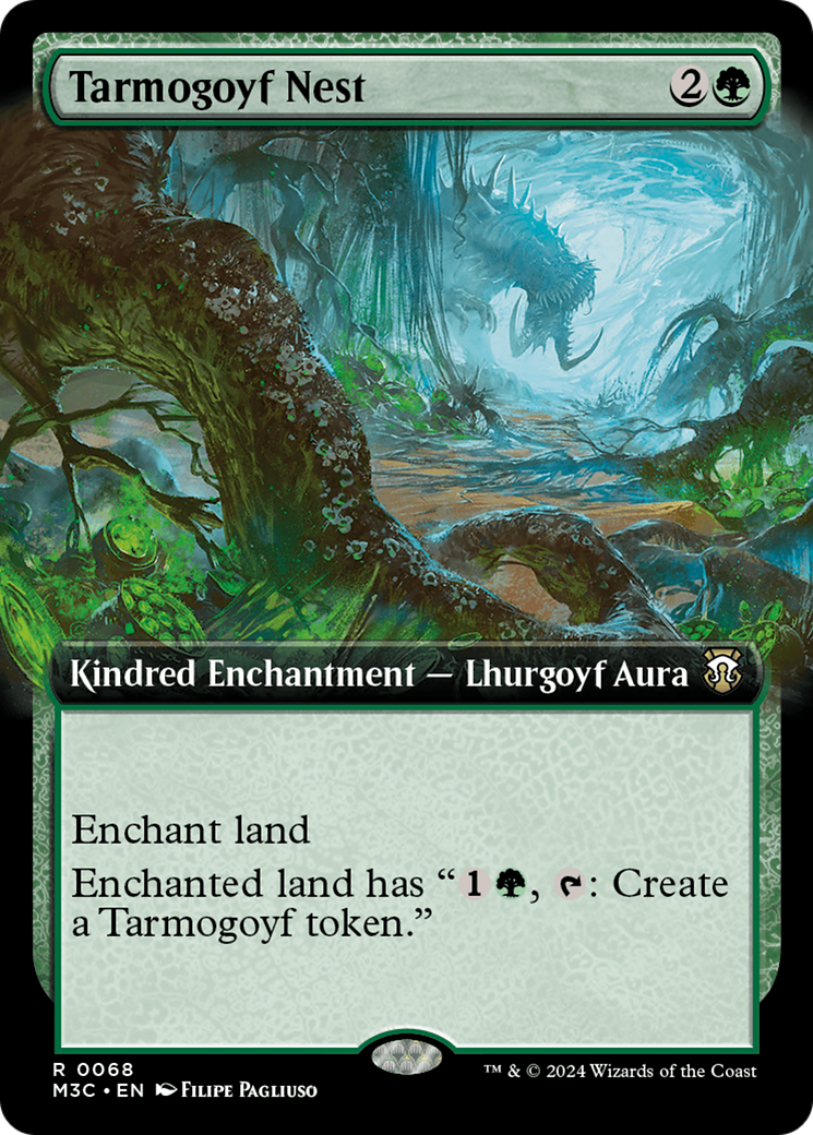 Tarmogoyf Nest (Extended Art) [Modern Horizons 3 Commander]