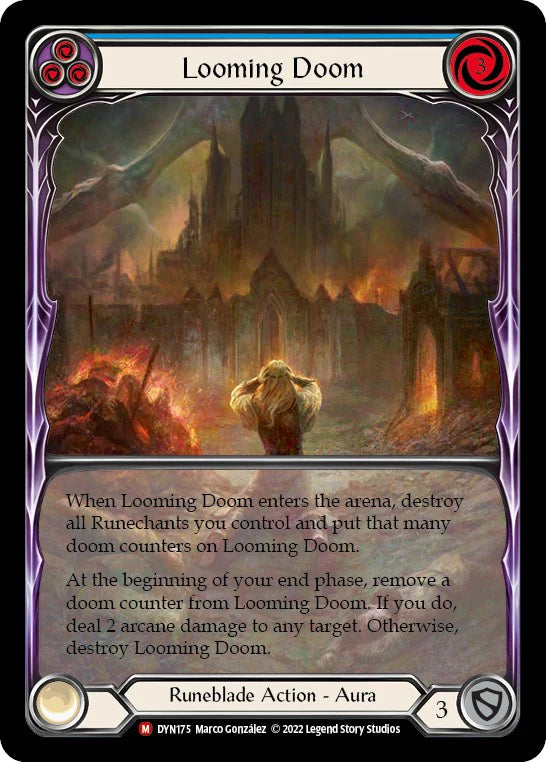 Looming Doom - Majestic - Dynasty (Extended Art Rainbow Foil)