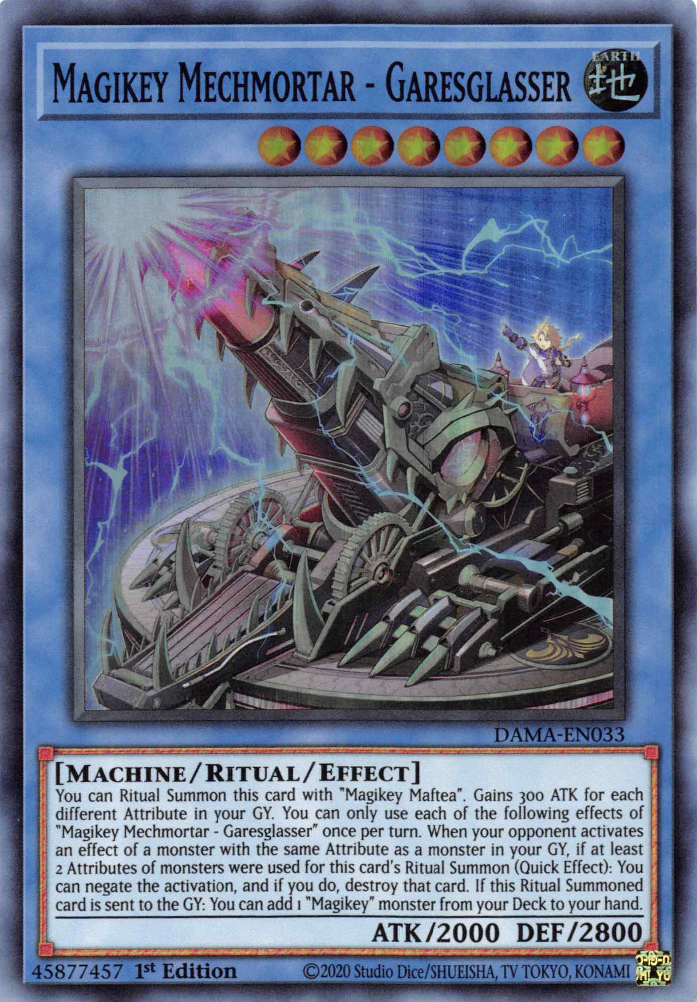 Magikey Mechmortar - Garesglasser [DAMA-EN033] Super Rare