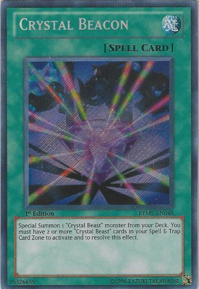 Crystal Beacon [RYMP-EN048] Secret Rare