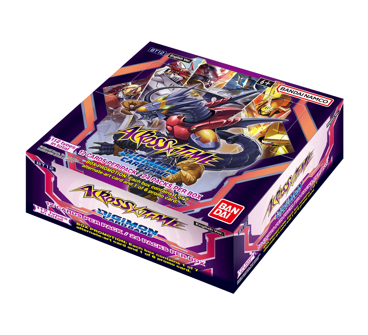 Digimon Card Game Across Time [BT12] Booster Display