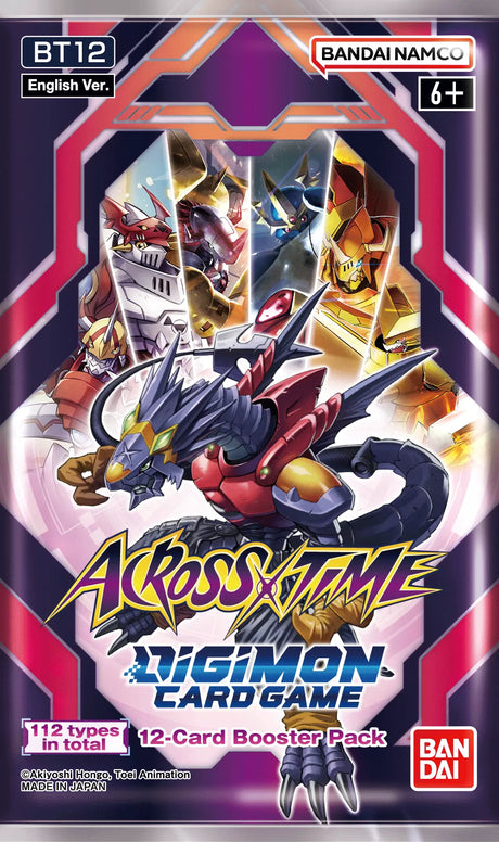 Digimon Card Game Across Time [BT12] Booster Display