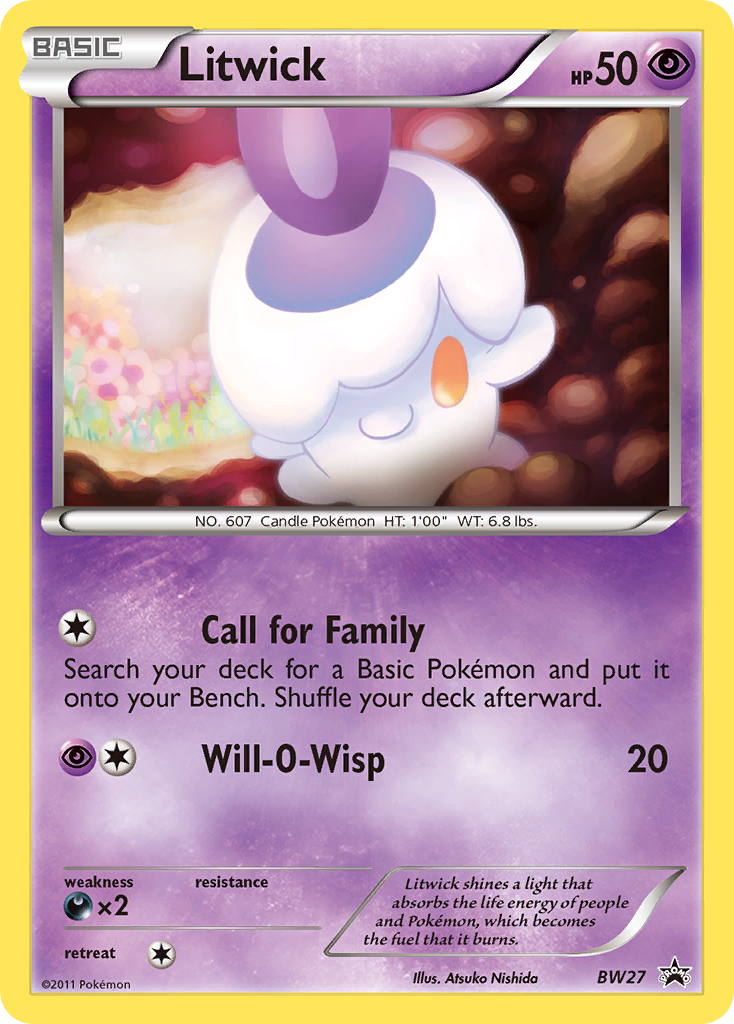 Litwick (BW27) [Black & White: Black Star Promos]