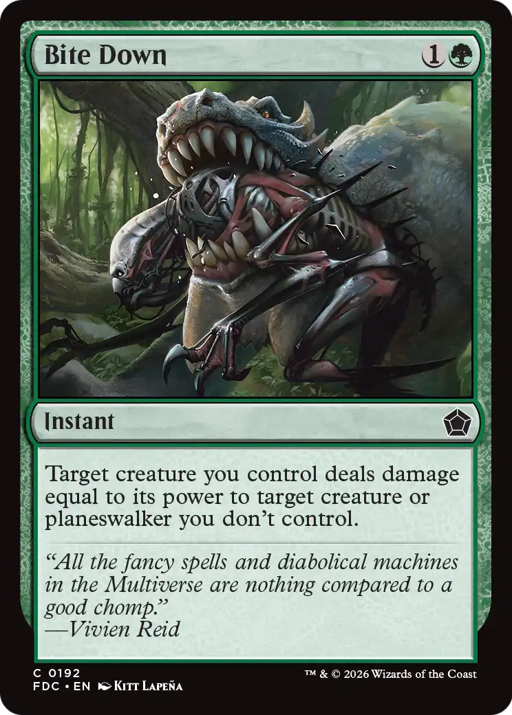 Bite Down [Foundations Commander]