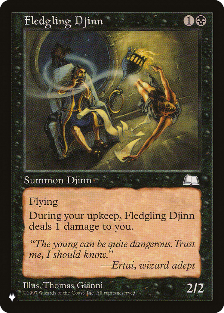 Fledgling Djinn [The List Reprints]