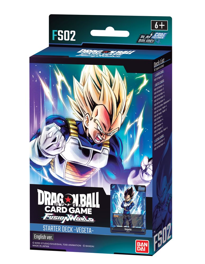 Dragon Ball Super Card Game Fusion World: Vegeta [FS02] Dek Permulaan