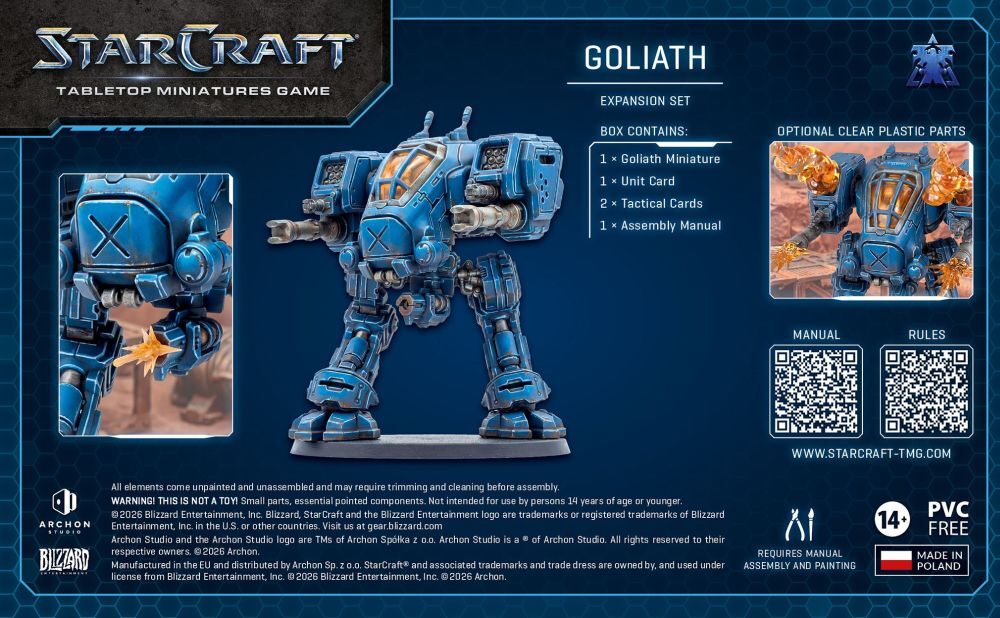 Starcraft Miniatures Game: Terran - Goliath - Expansion Set