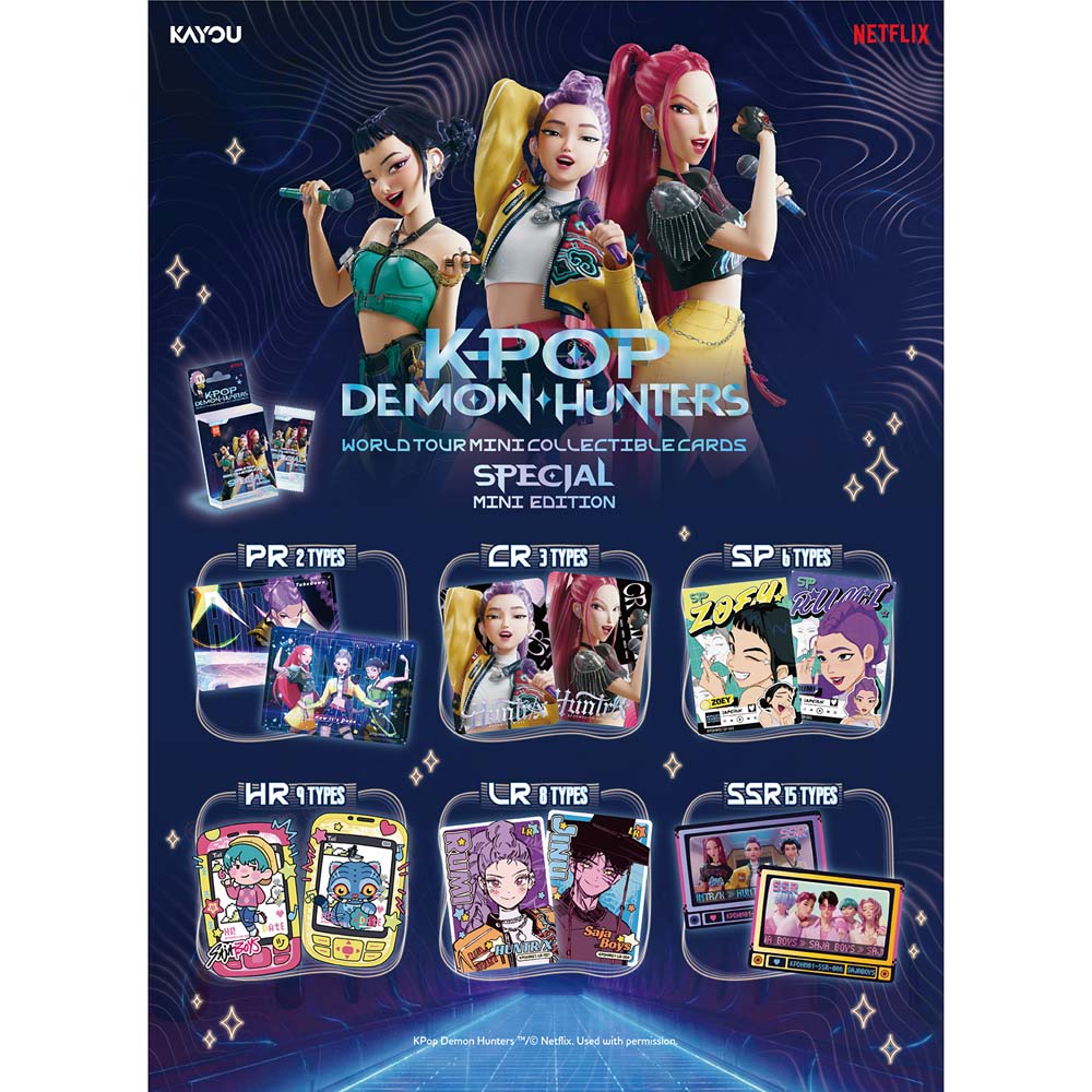 Kayou K-POP Demon Hunters Collectible Trading Card - Special Mini Edition Booster Pack