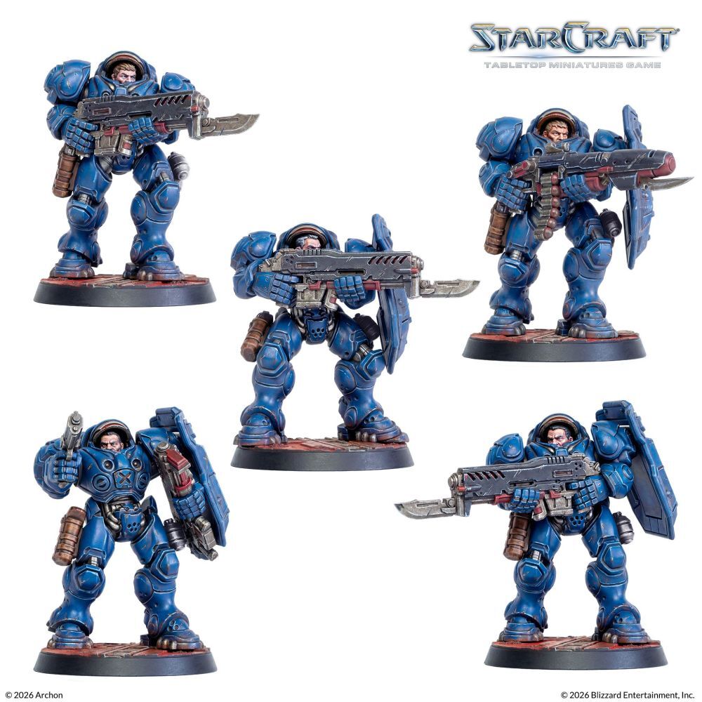 Starcraft Miniatures Game: Terran - Marine - Expansion Set