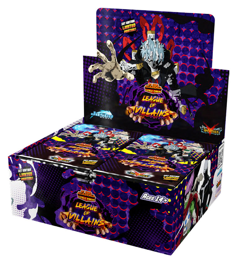 My Hero Academia Collectible Card Game Booster Display Gelombang 4 League of Villains
