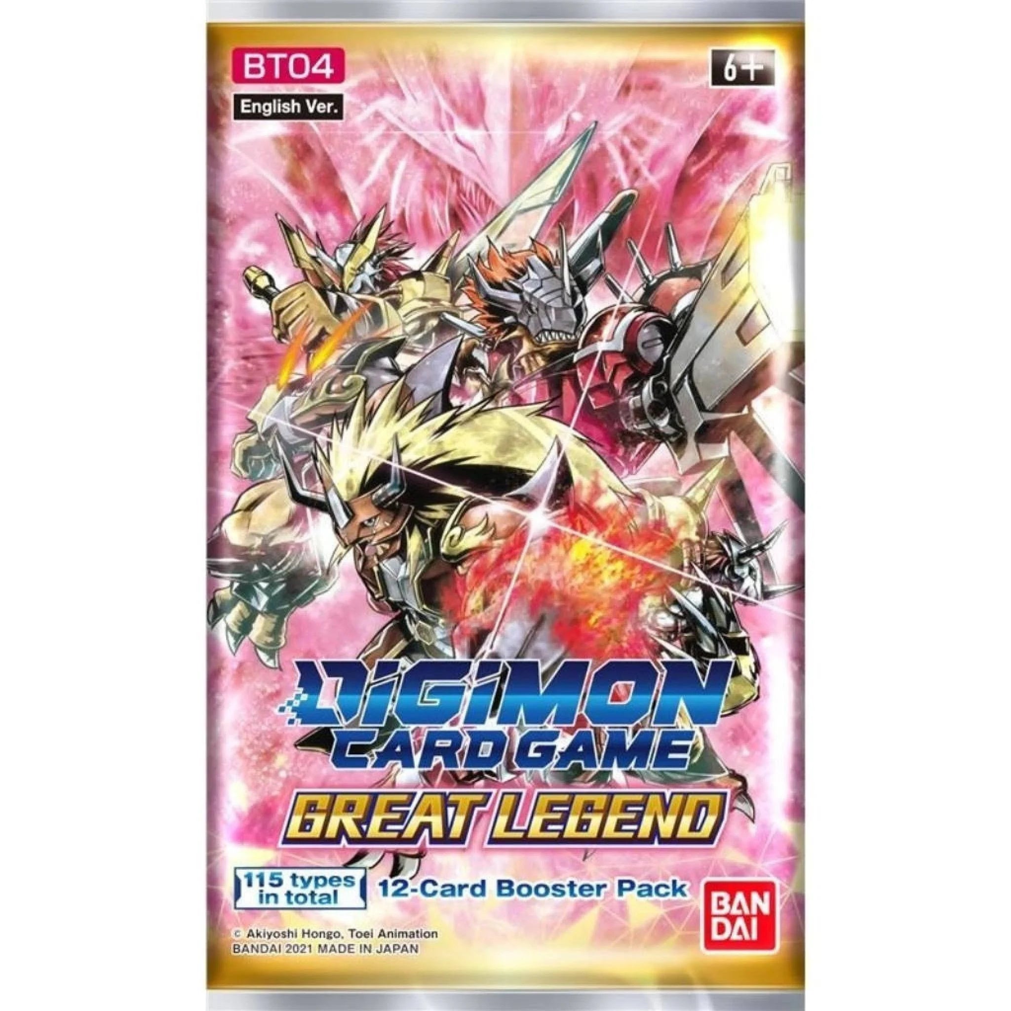 Digimon Card Game Series 04 Great Legend BT04 Booster Display