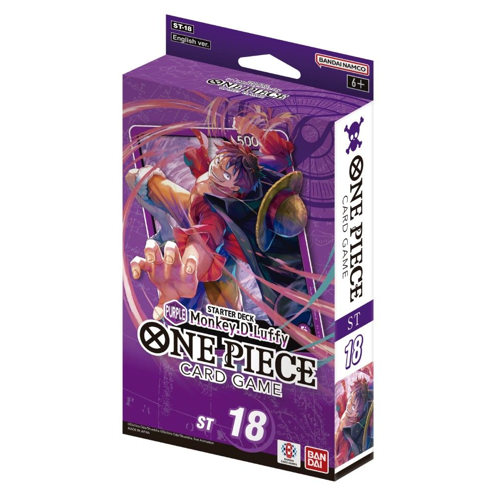 One Piece TCG: (Purple) Monkey D. Luffy [ST-18] Starter Deck