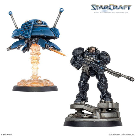 Starcraft Miniatures Game: Terran - Jim Raynor (Raynor's Raiders) - Hero Expansion Set
