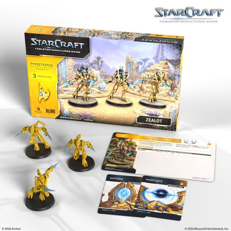 Starcraft Miniatures Game: Protoss - Zealot - Expansion Set