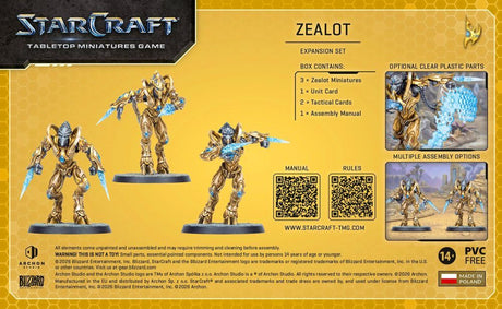 Starcraft Miniatures Game: Protoss - Zealot - Expansion Set