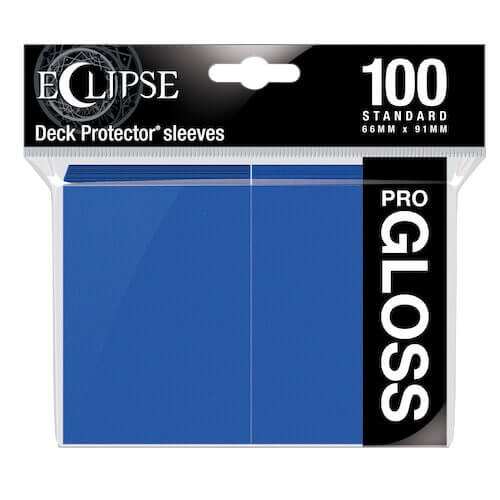 Standard Pelindung Dek Ultra Pro - Gloss 100ct Pacfic Blue Eclipse 