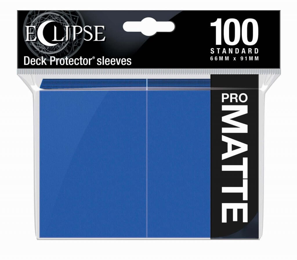 Ultra Pro Deck Protector Standard - Matte 100ct Pacfic Blue Eclipse