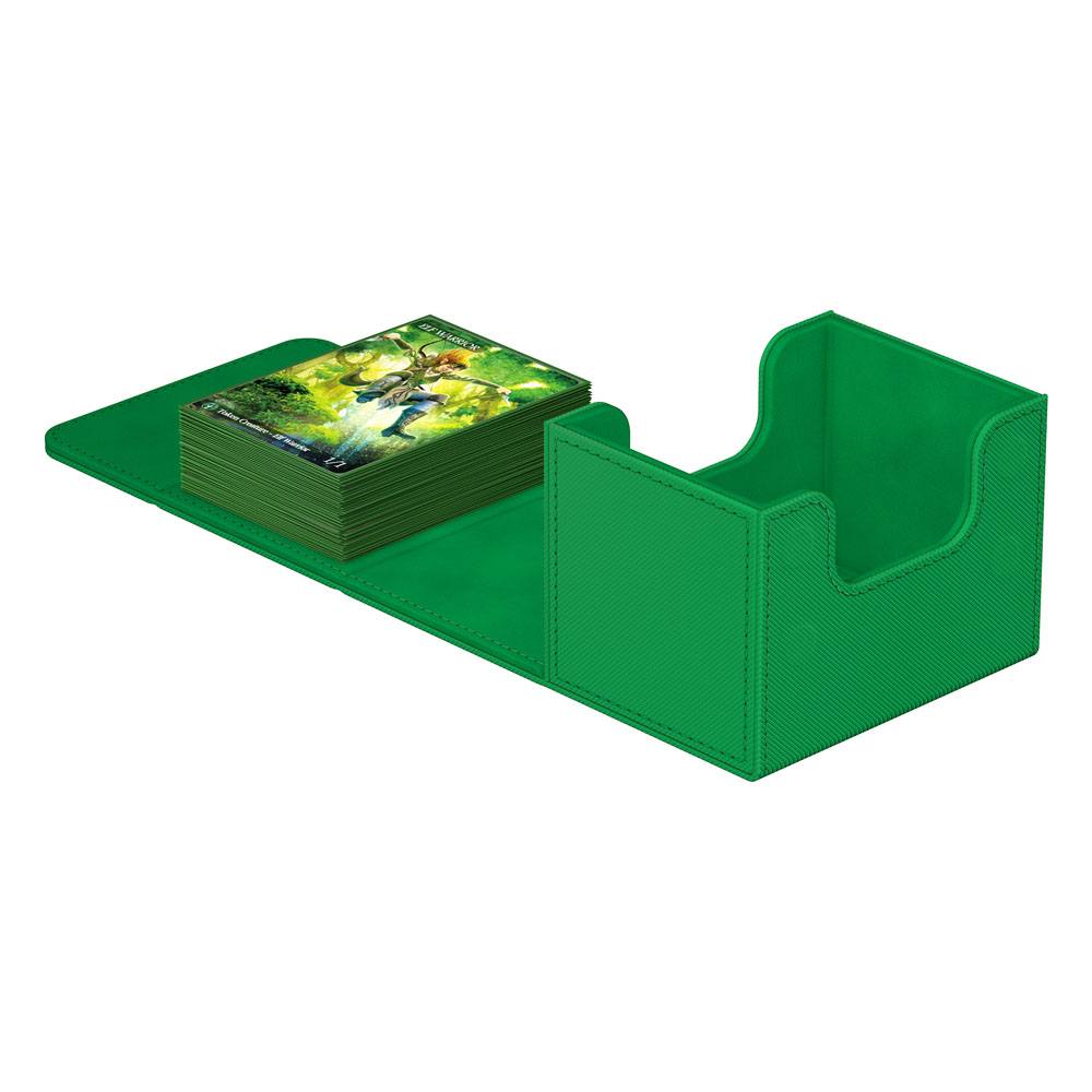 Ultimate Guard Sidewinder 100+ Xenoskin Monocolor Green Deck Box